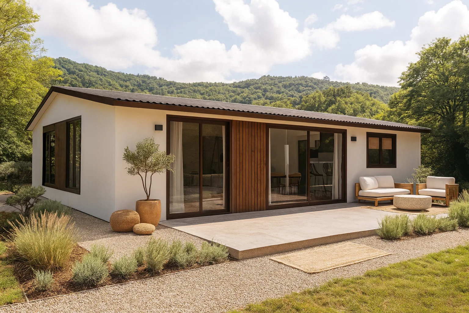 Casa prefabricada móvil Indiana de 3 dormitorios y 2 baños de Alucasa