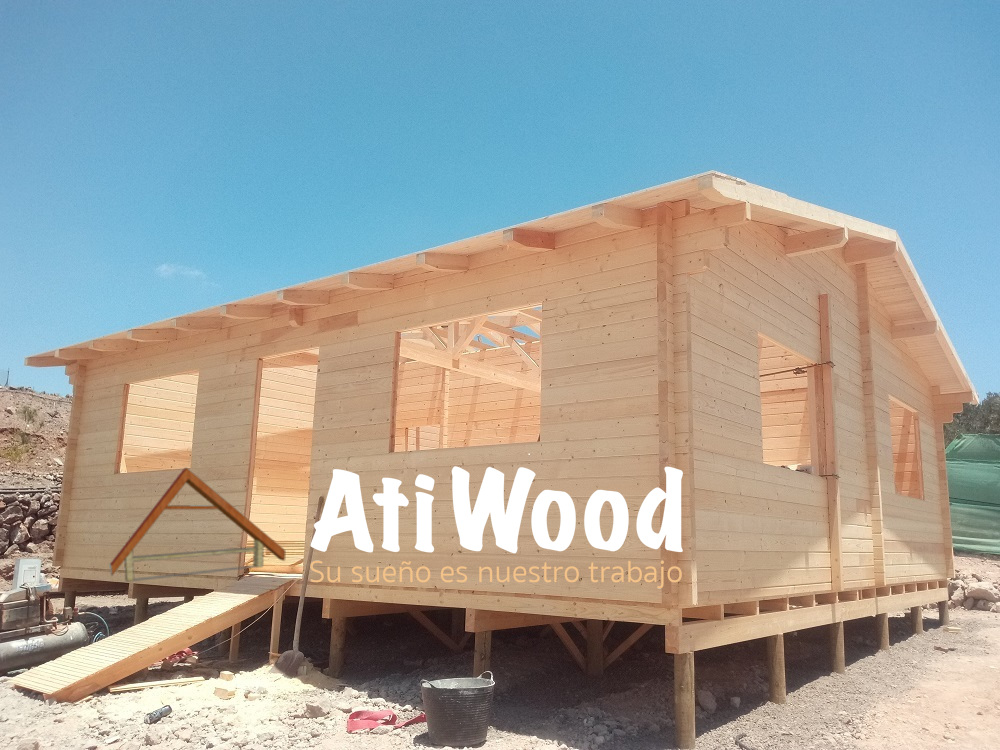 Casa prefabricada Casa Miguel 64 m² de AtiWood