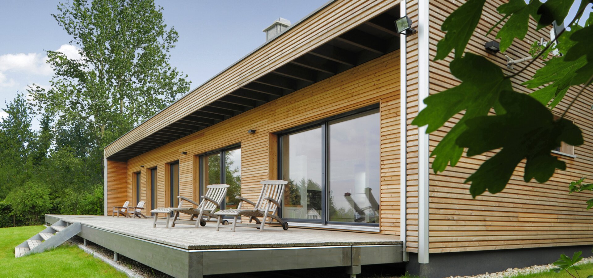 Casa prefabricada Moderner Bungalow de Baufritz