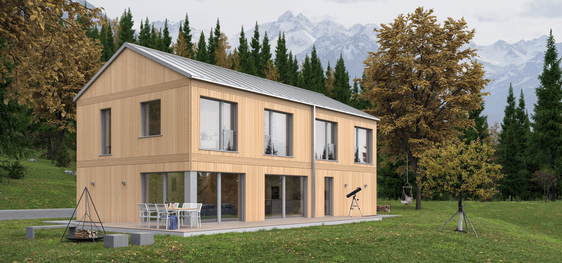 Casa prefabricada Monolith de Baufritz