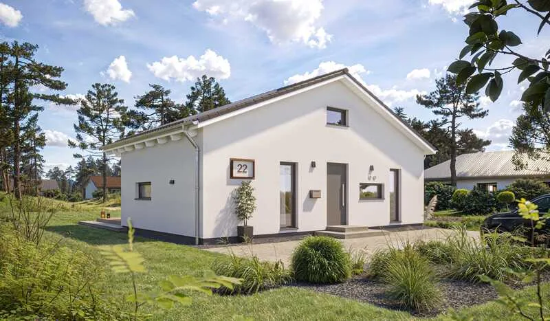 Casa prefabricada pequeña de madera Compact 87 de Bien-Zenker