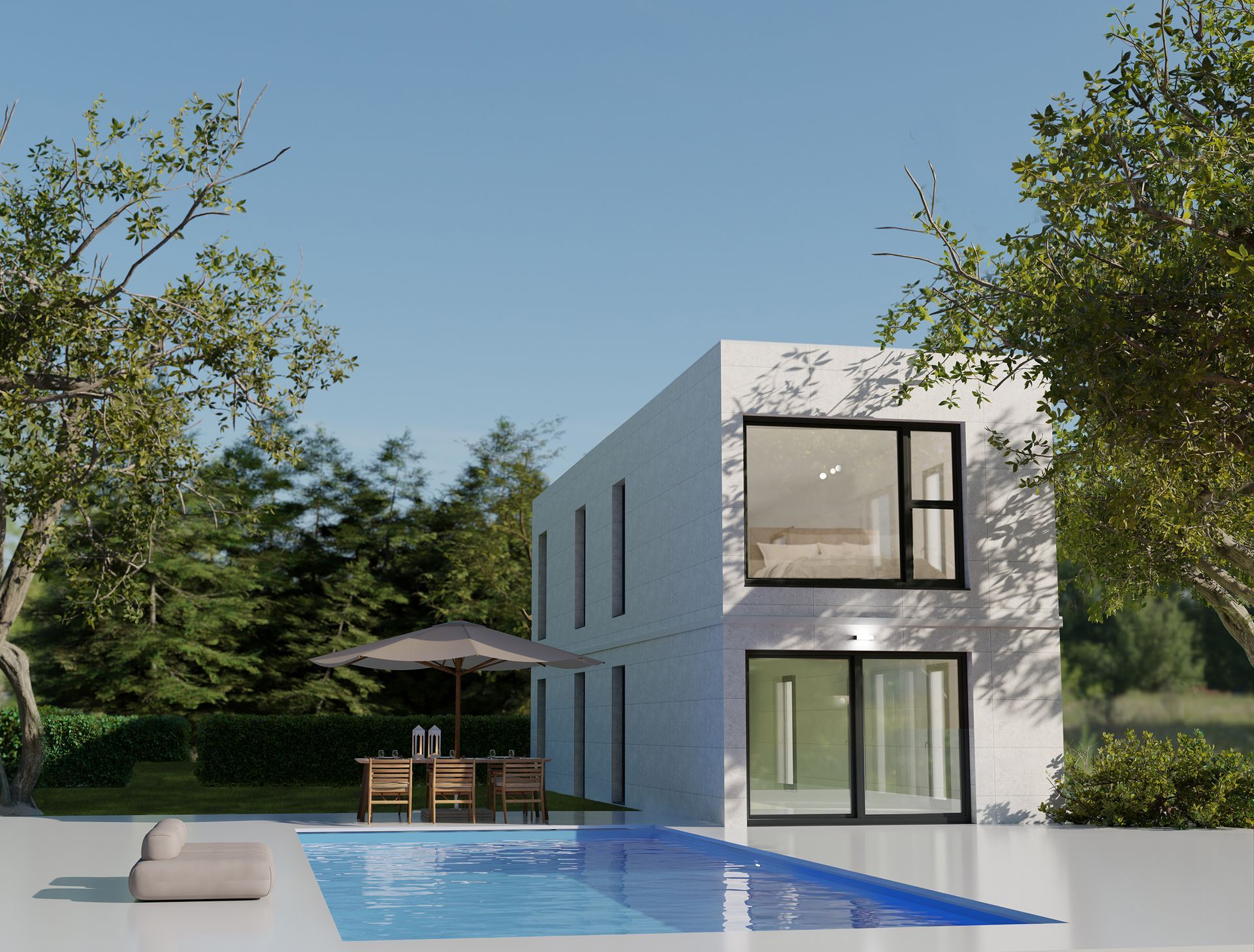 Casa prefabricada Casa modular de diseño Cube 125 de Casas Cube