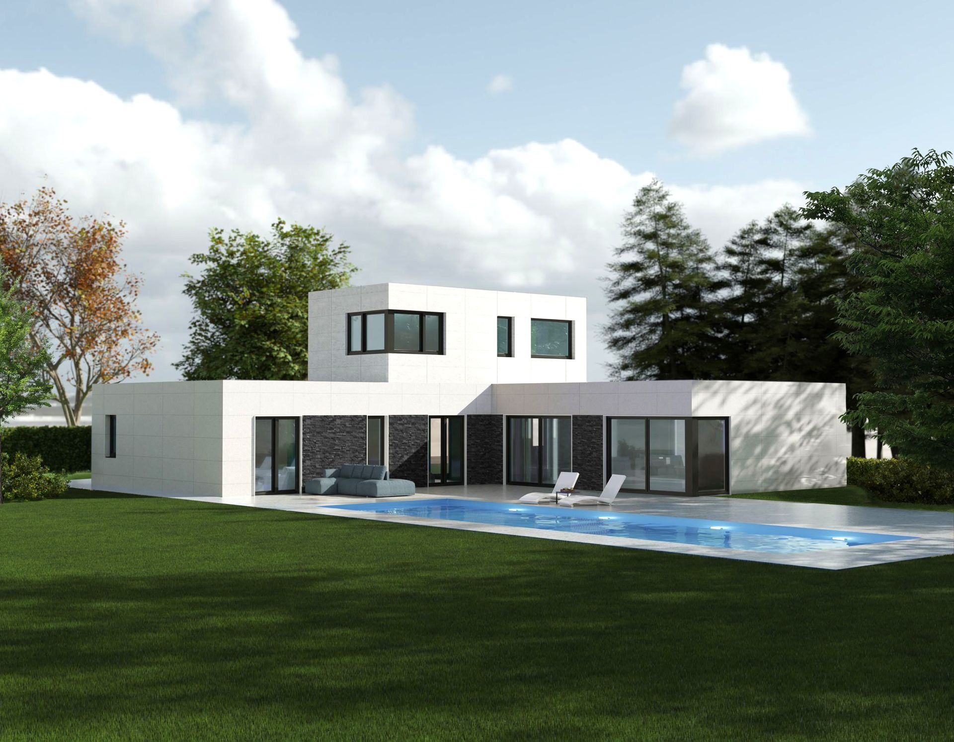 Casa prefabricada Casa modular de diseño Cube 160 de Casas Cube