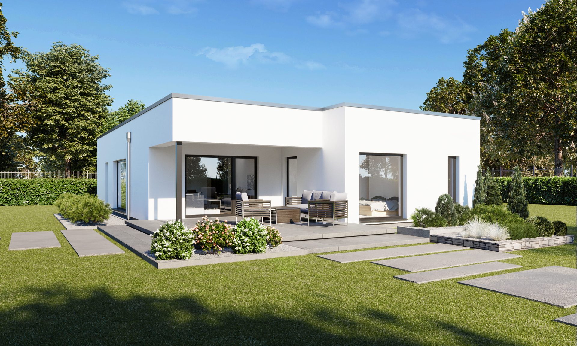 Casa prefabricada Perfect 120 Cube de Danwood