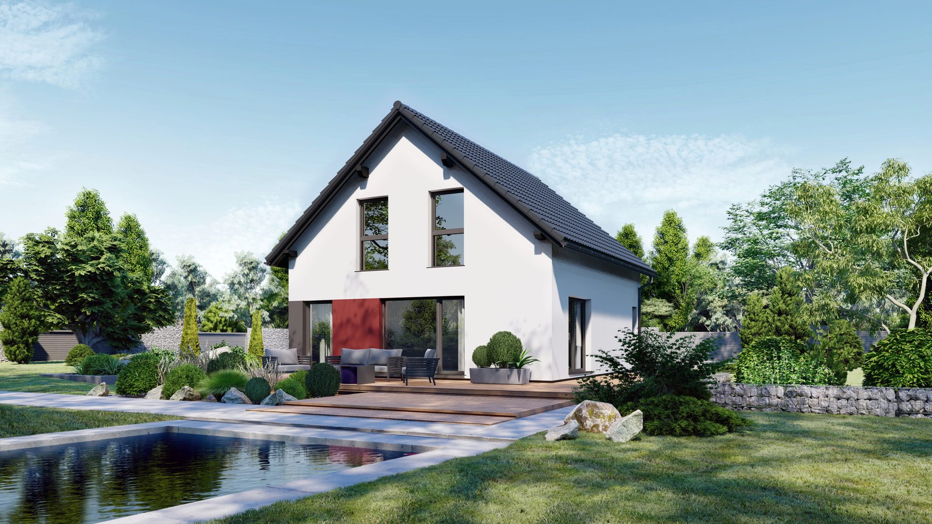 Casa prefabricada Point 128 de Danwood