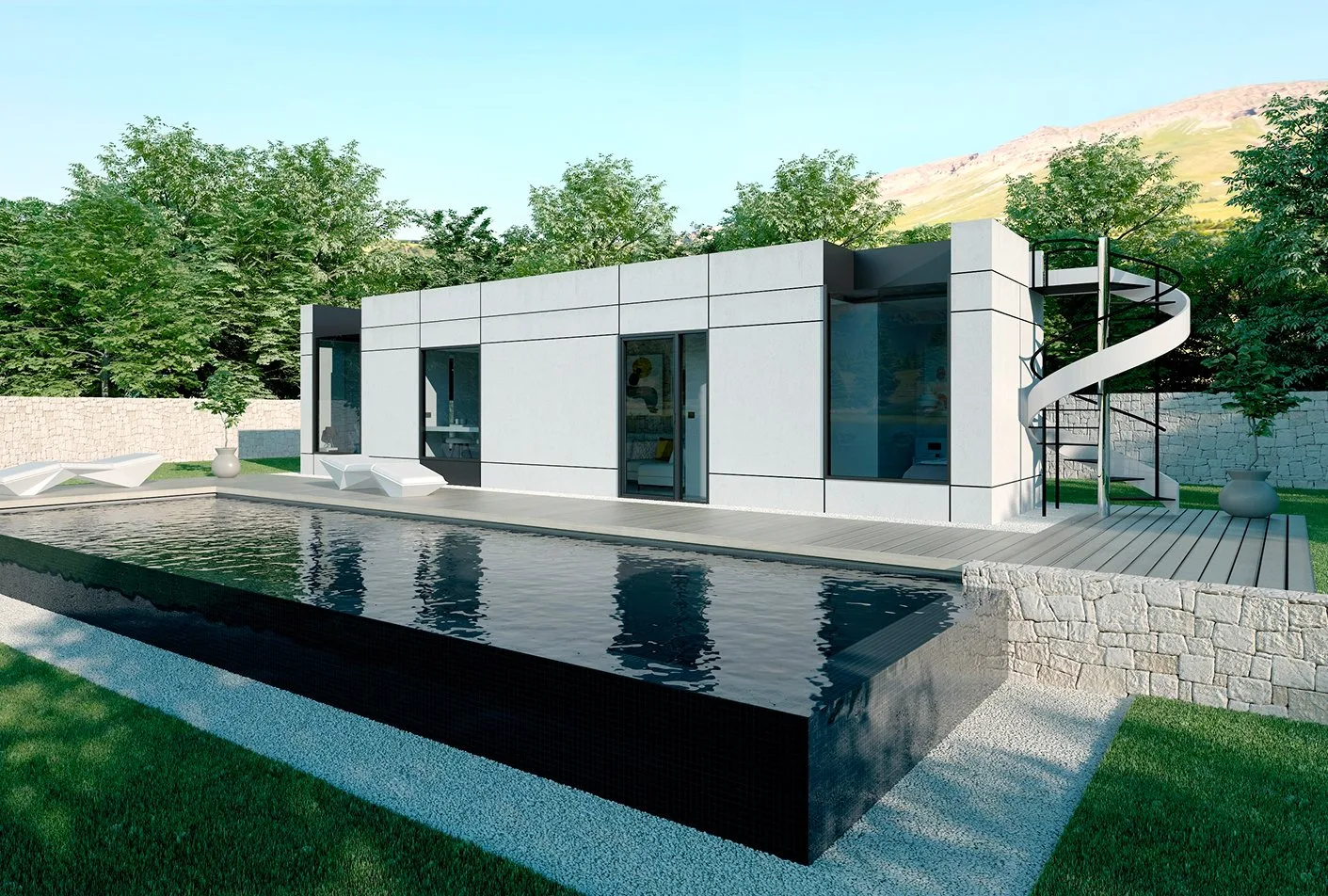 Containerhaus mit 120 m² (Modell Lanzarote) von Dos Días Container