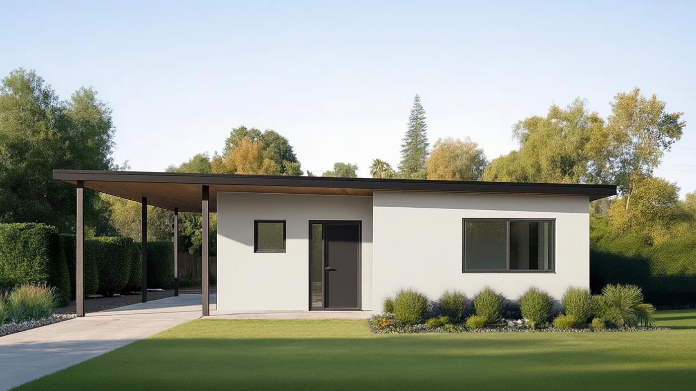 Casa prefabricada Casa modular de acero autosuficiente Gabriel, 138 m² de Dvele