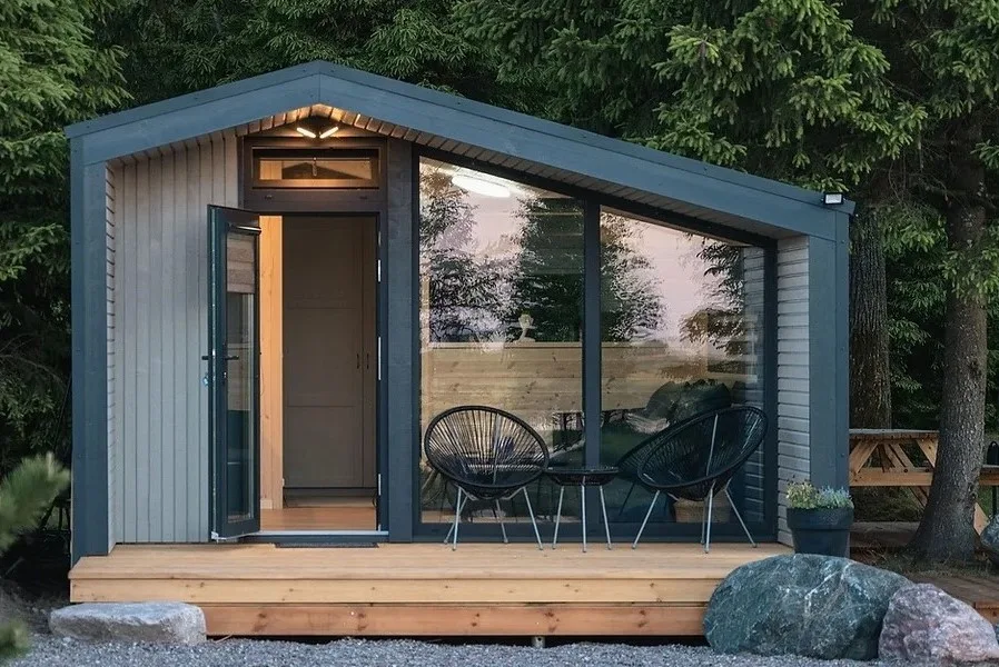 Casa prefabricada modular de madera M-Cabin M24 de Ekoetxea