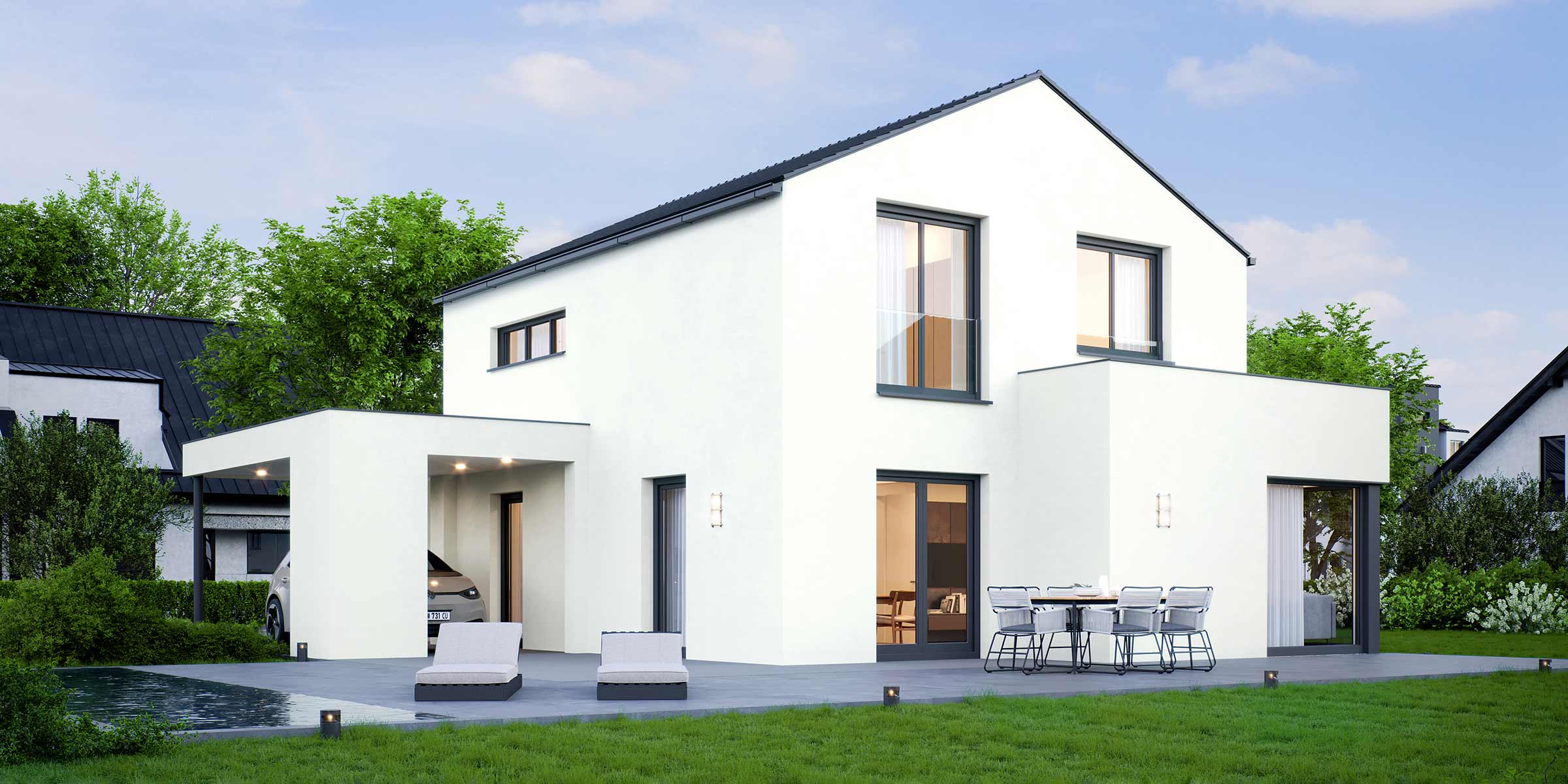 Casa prefabricada Casa familiar de madera NOW 107, 108 m² de ELK