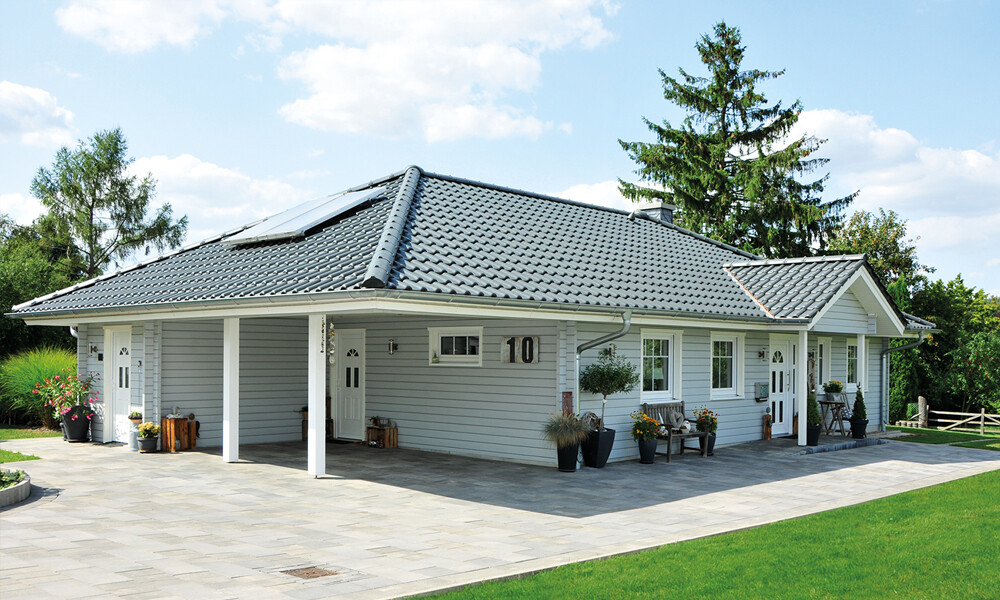 Casa prefabricada Bungalow nórdico de madera Malmö, 107 m² de Fjorborg