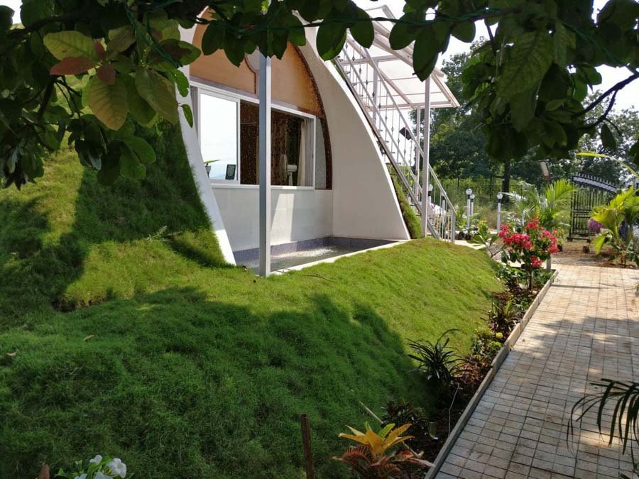 Casa prefabricada Casa cubierta de tierra, 2 dorm. y 140 m² de Green Magic Homes