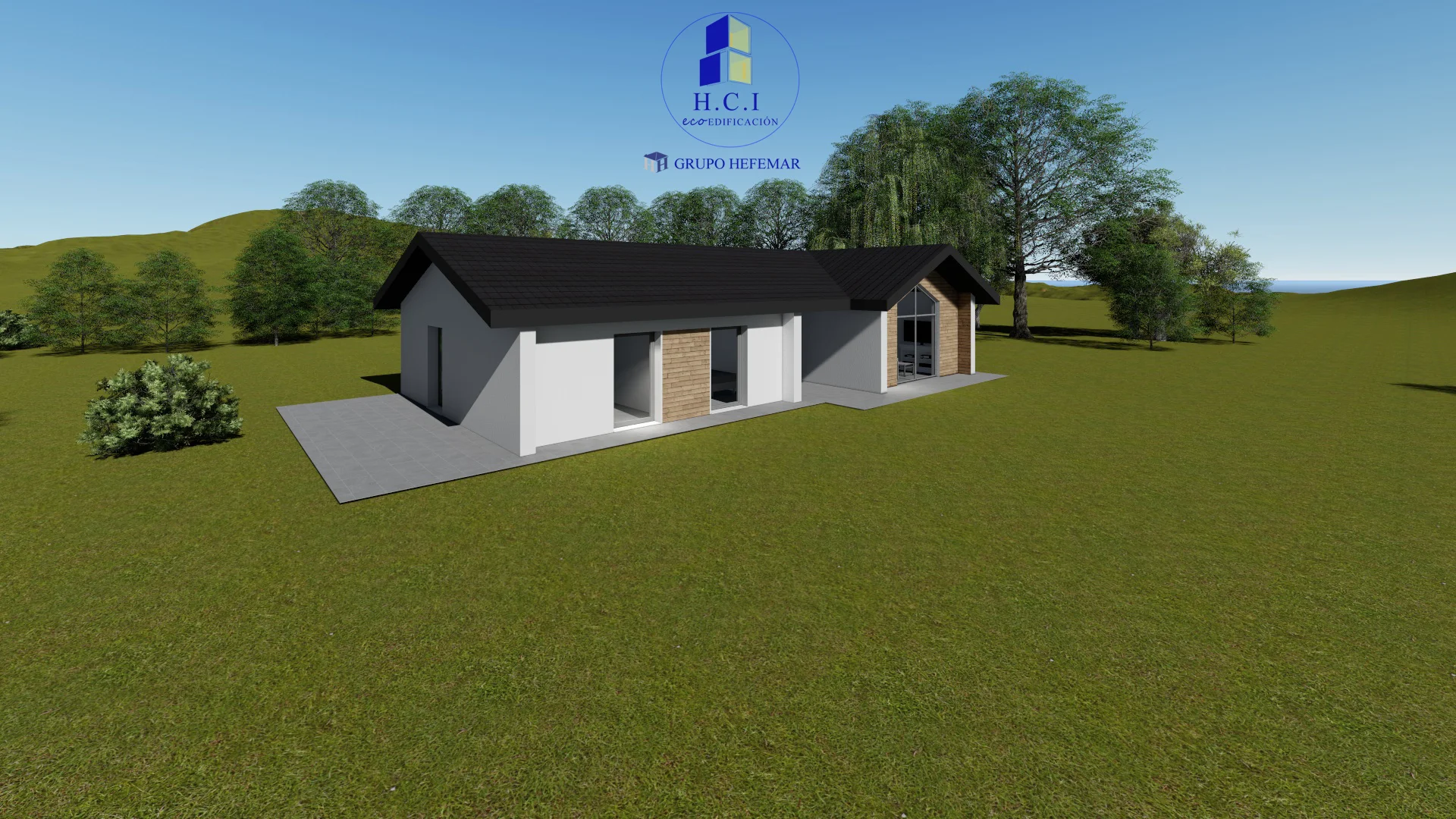 Casa prefabricada Project 105 m² (cubierta inclinada) de HCI Ecoedificación · imagen 2