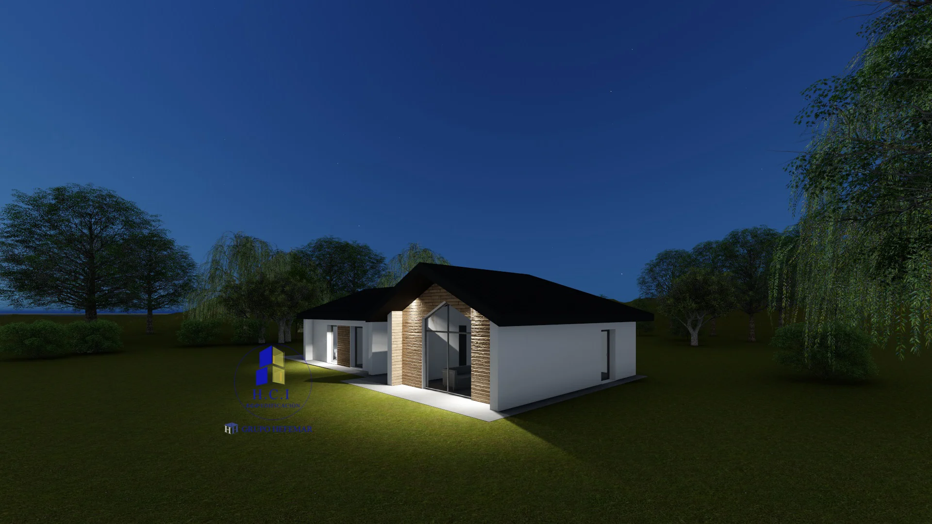 Casa prefabricada Project 105 m² (cubierta inclinada) de HCI Ecoedificación · imagen 3