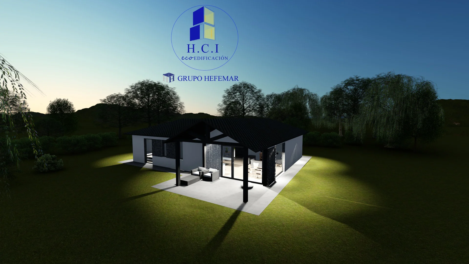Casa prefabricada Project 131 m² con garaje (cubierta a 4 aguas) de HCI Ecoedificación · imagen 4