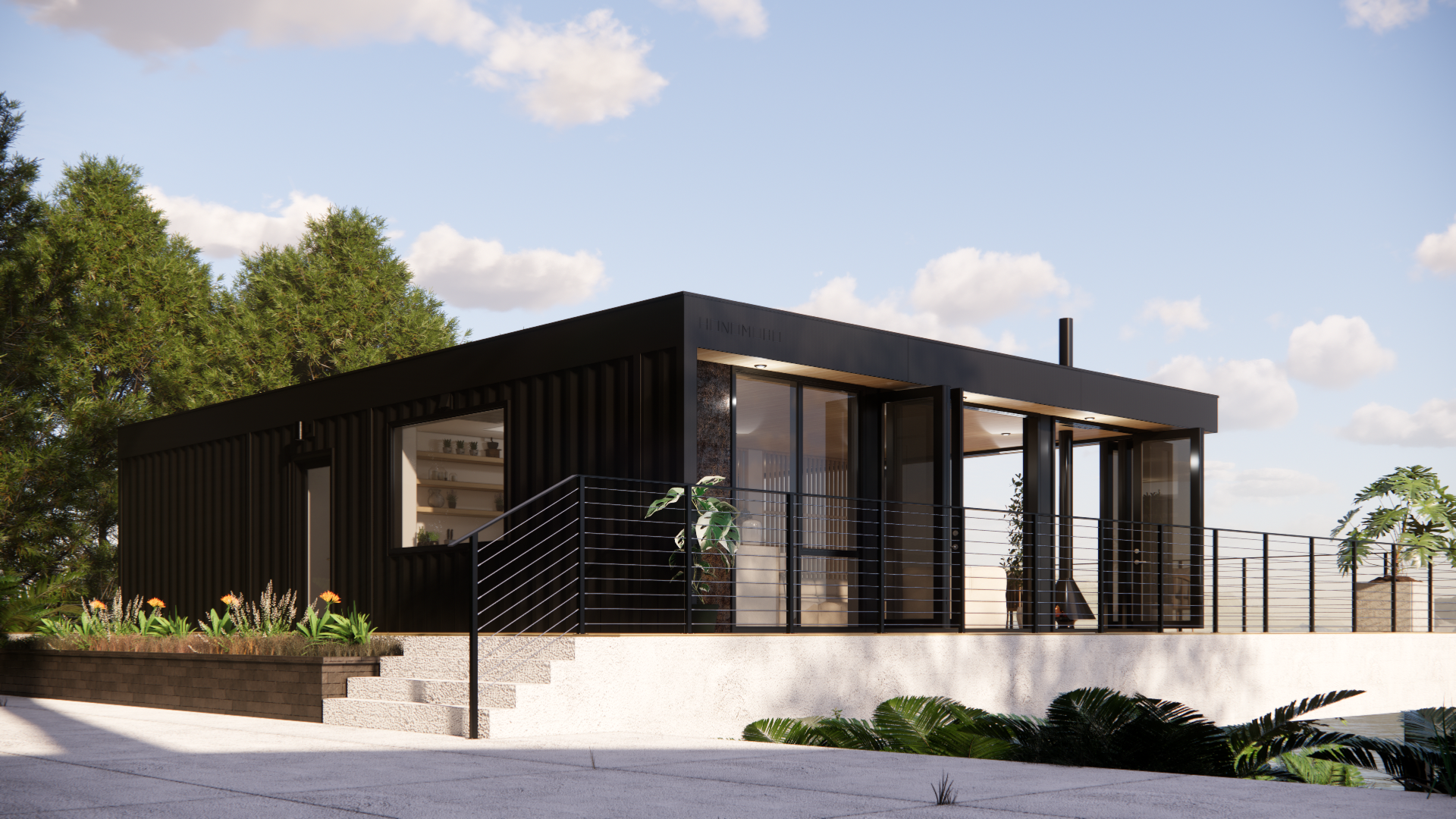 Casa prefabricada Casa contenedor de 2 dormitorios G5 HO3, 104 m² de Honomobo