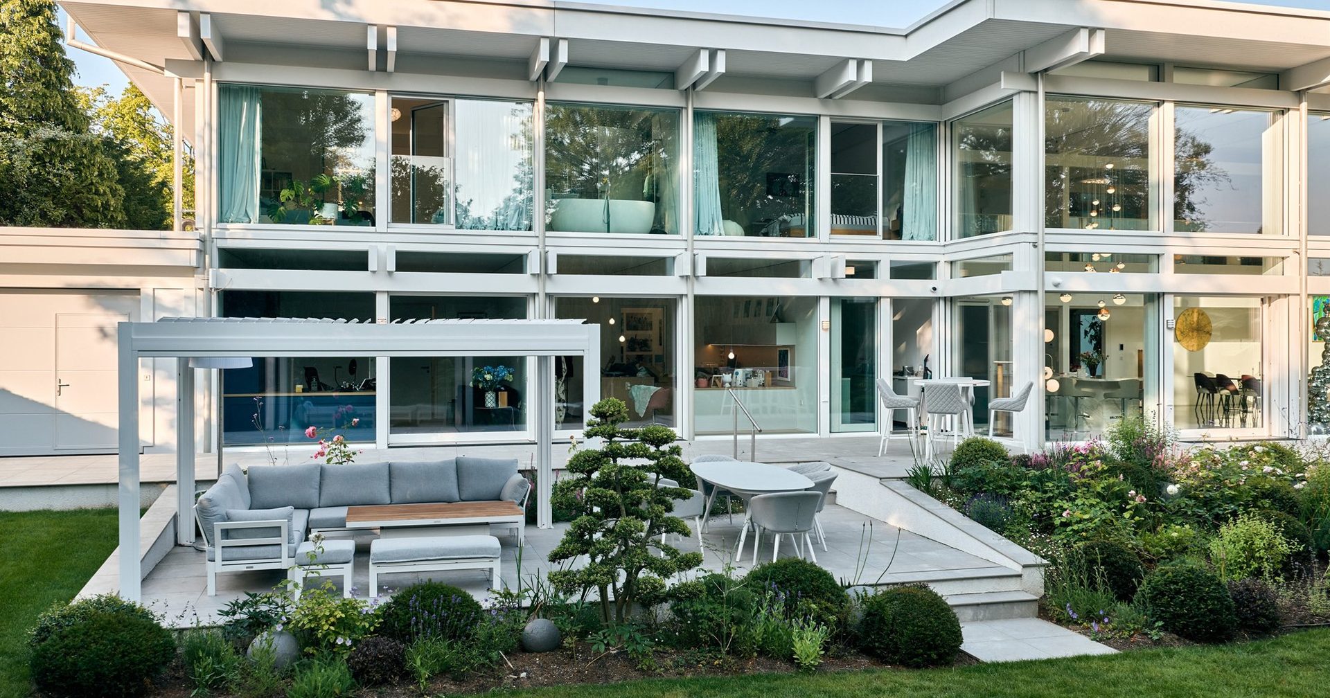 Casa prefabricada Villa de cubierta plana de Huf Haus