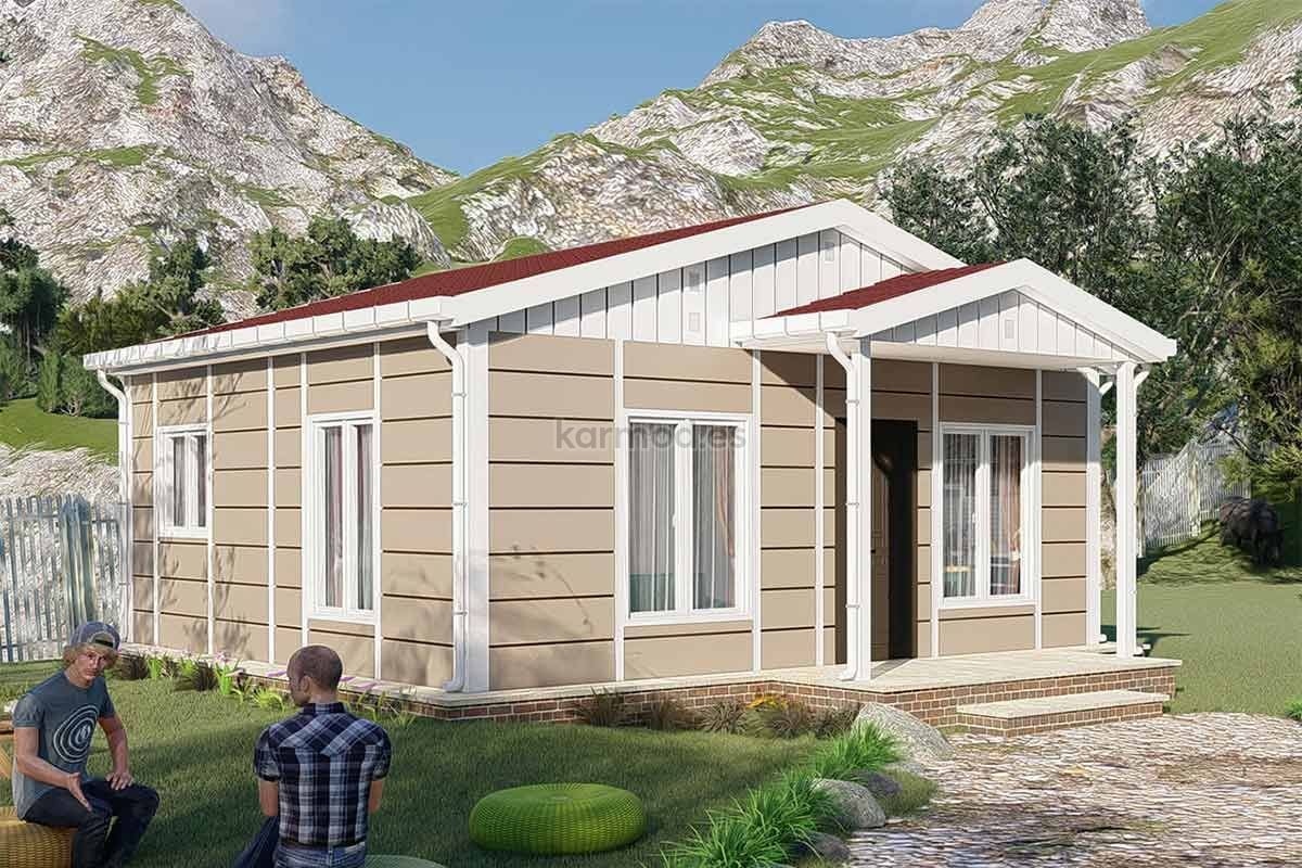 Casa prefabricada de acero de 41 m² con 2 dormitorios de Karmod España