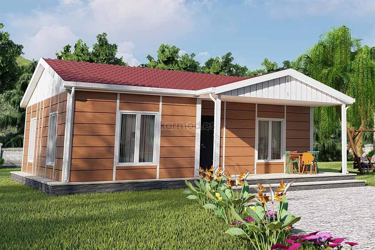 Casa prefabricada de acero de 65 m² con 2 dormitorios de Karmod España