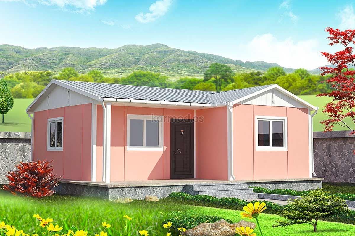 Casa prefabricada de acero de 49 m² con 2 dormitorios de Karmod España