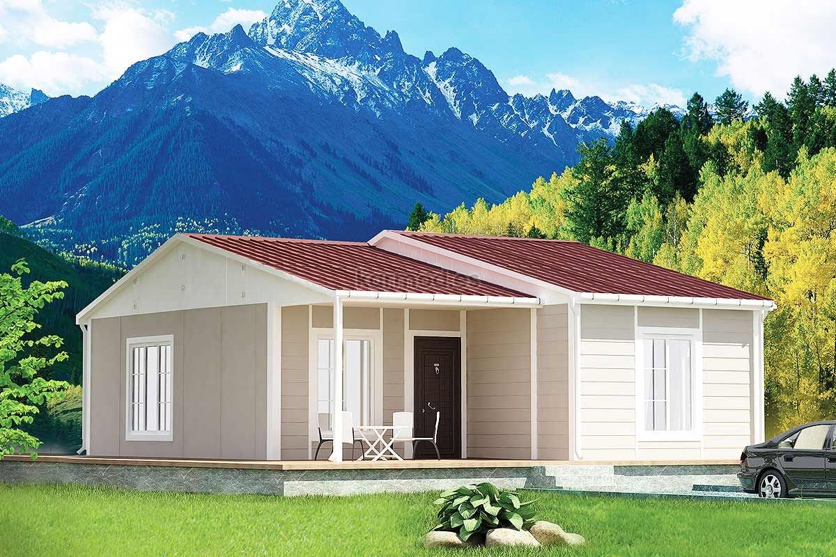 Casa prefabricada de acero 61 m² (54 m² cerrados) de Karmod España