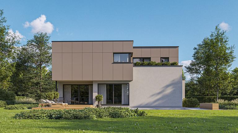 Casa prefabricada Kubus R-154 de Lumar