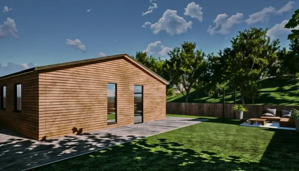 Casa prefabricada de hormigón Guadarrama de MasArea Modular