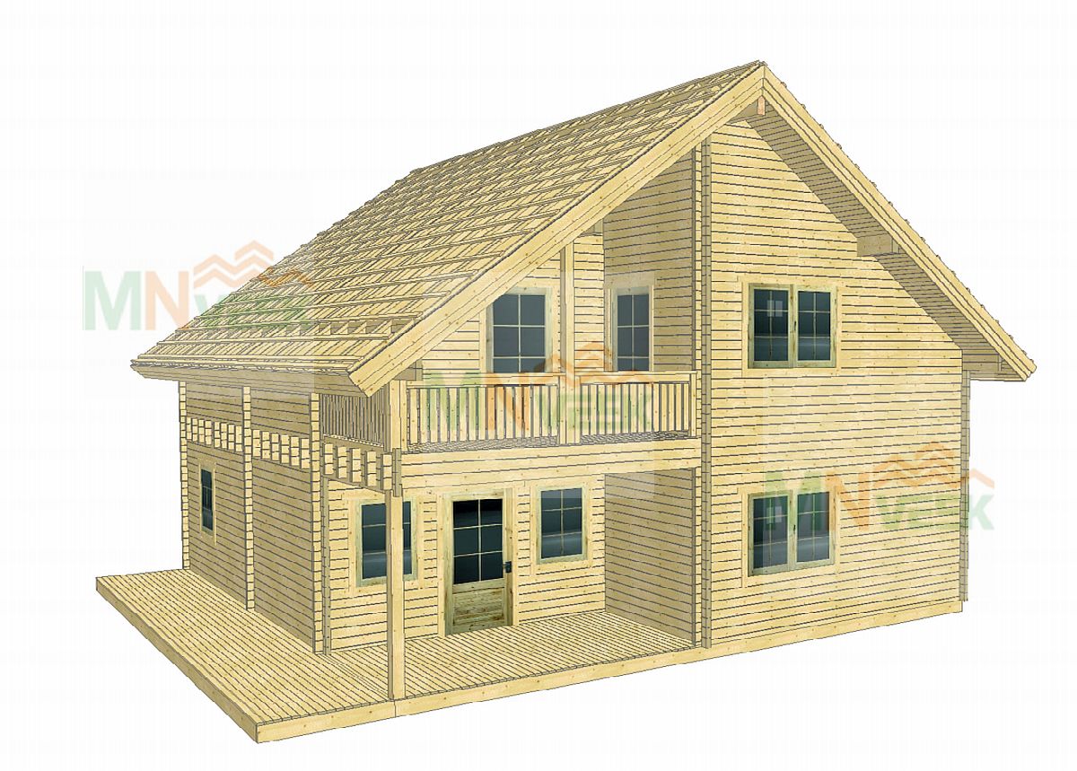 Casa prefabricada Casa de madera Vic de MNVEEK