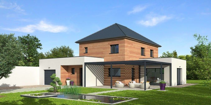 Casa prefabricada Natigreen Ardoise 124 de Natilia
