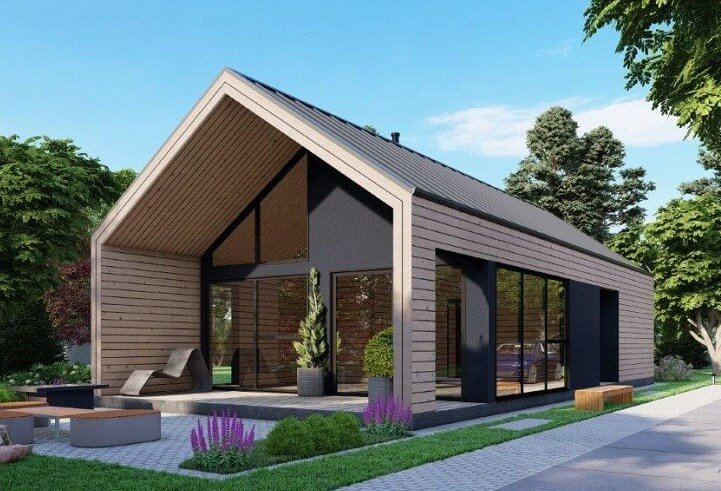 Casa prefabricada Viken de una planta y 175 m² de Norges Hus