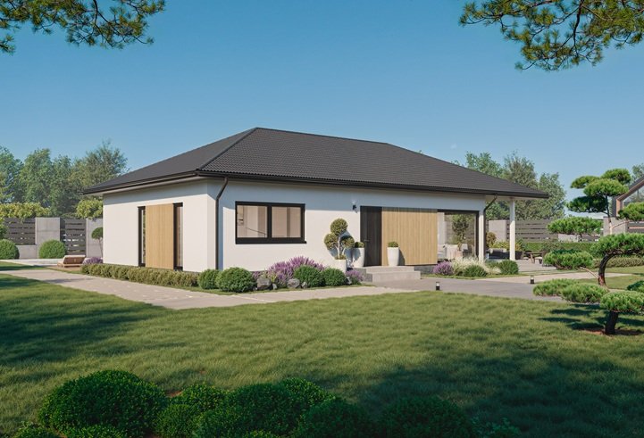 Casa prefabricada 110.2 de cubierta a cuatro aguas de Norges Hus · imagen 2