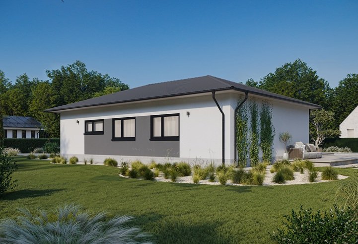 Casa prefabricada 137.2 de cubierta a cuatro aguas y 137 m² de Norges Hus · imagen 4