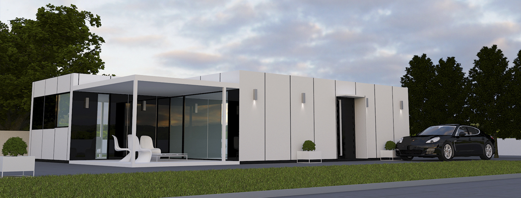 Casa prefabricada Casa B2 77,80 m² de Resan Modular