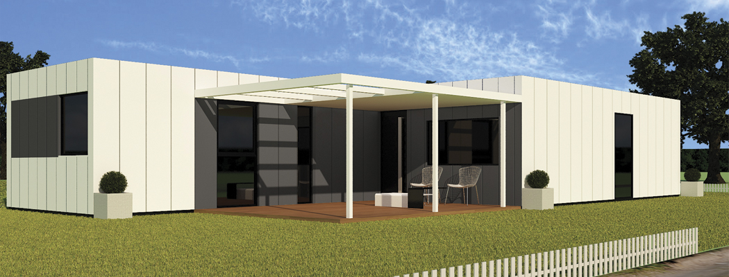 Casa prefabricada Casa B3 105,63 m² de Resan Modular