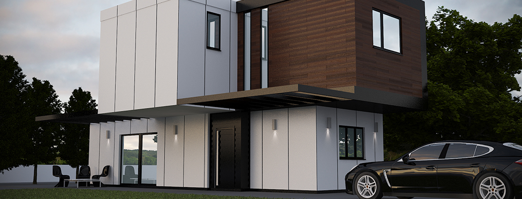 Casa prefabricada Casa D3 113,54 m² de Resan Modular