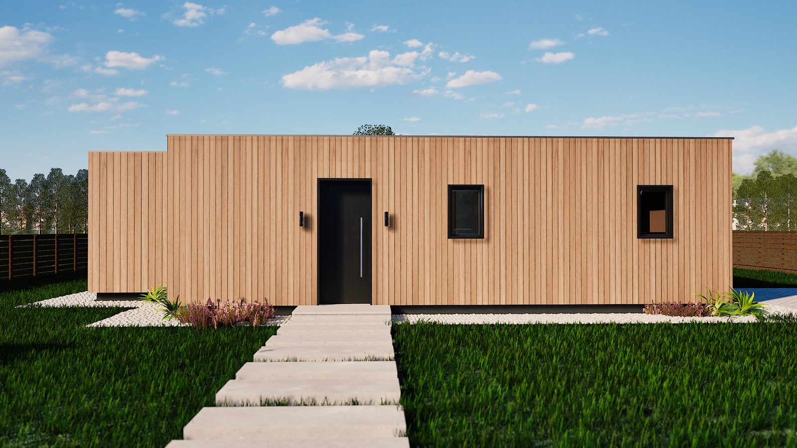 Casa prefabricada Casa modular de madera MOD T4, 113 m² de Senmar