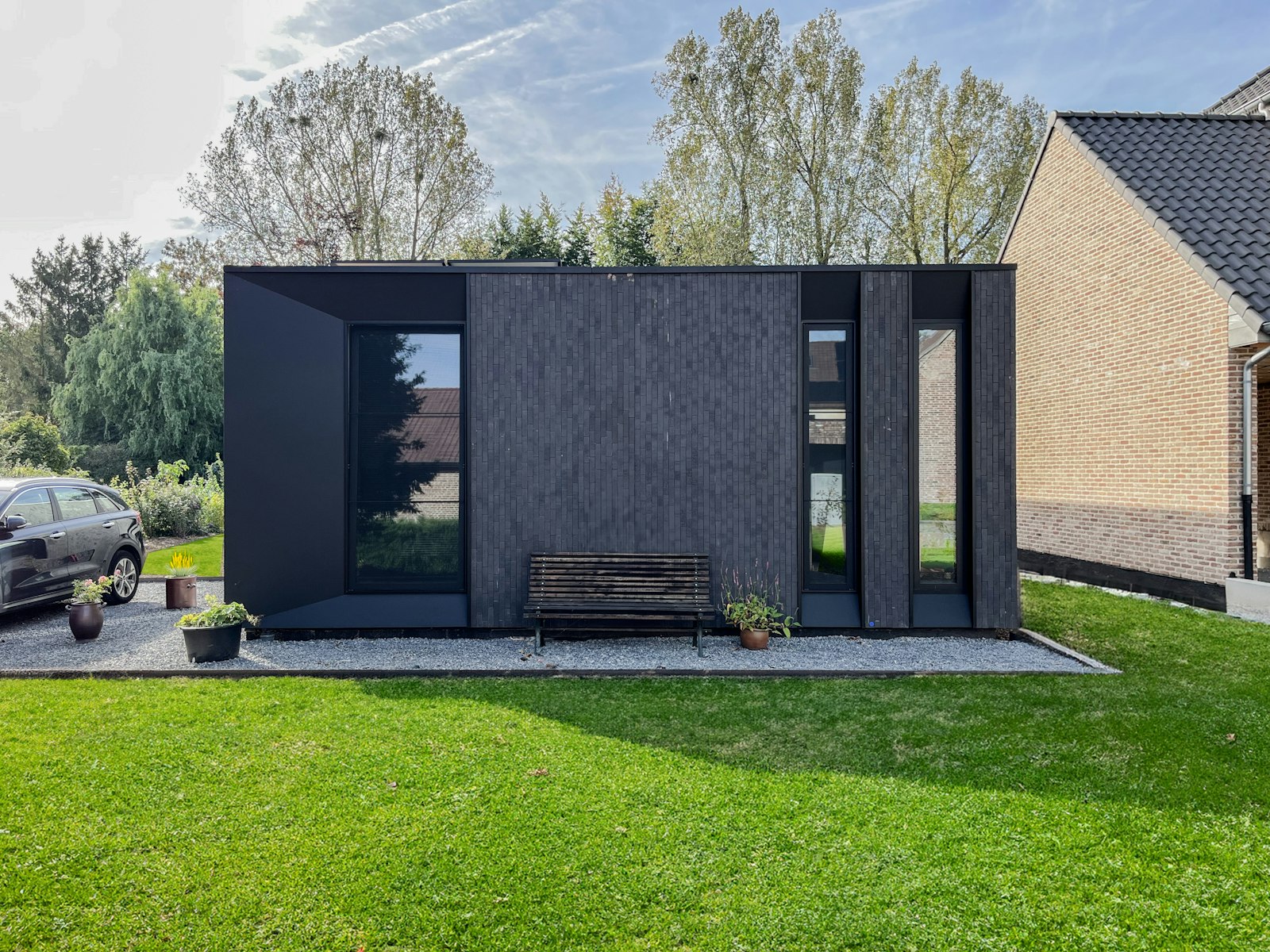 Casa prefabricada Casa modular de madera de una planta, 91 m² de Skilpod
