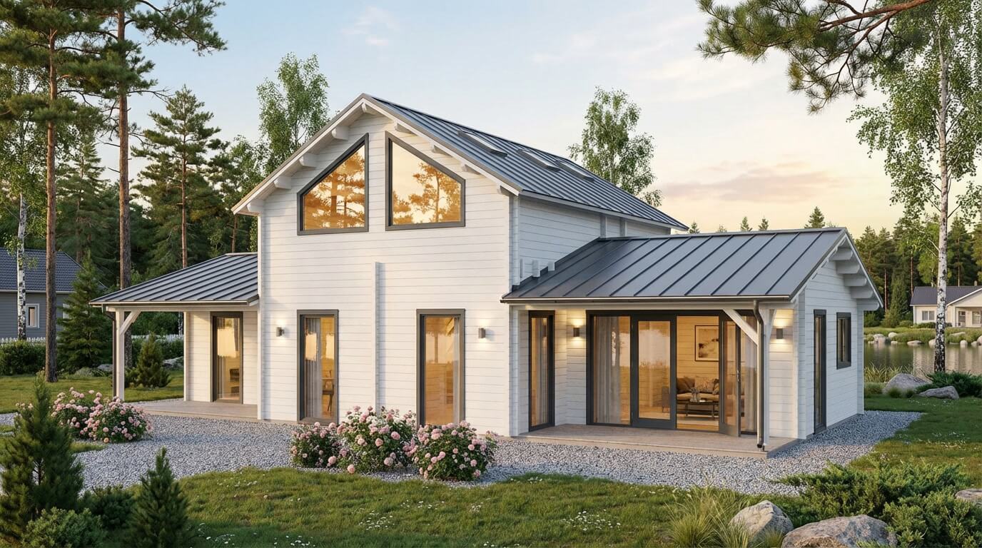 Casa prefabricada Sweden 7,5x13,5 de SODO Casa