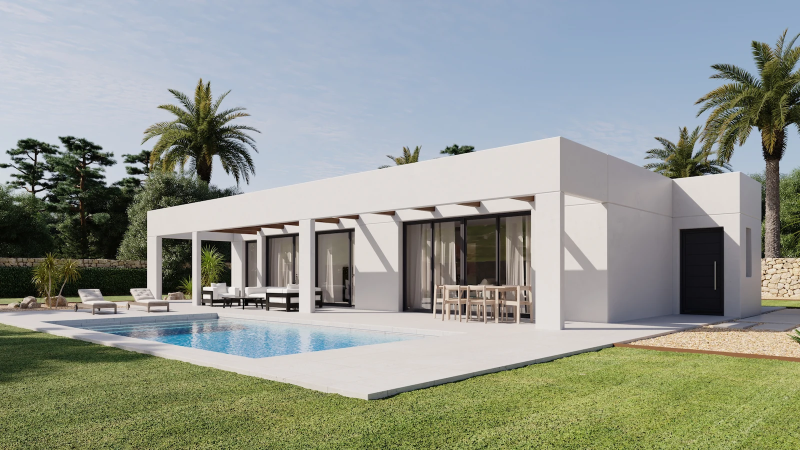 Casa prefabricada Casa de hormigón Formentera 150 m² de The Concrete Home