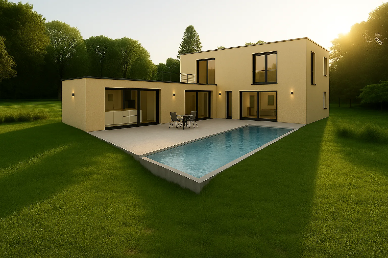 Containerhaus Modell Elba, Fertighaus mit 6 Schlafzimmern von The Corten Company