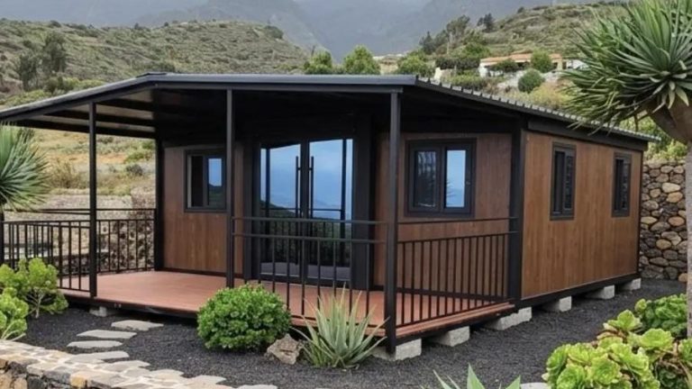 Casa prefabricada Casa Frente Panorámico a dos aguas 38 m² de Tu Casa Móvil Tenerife
