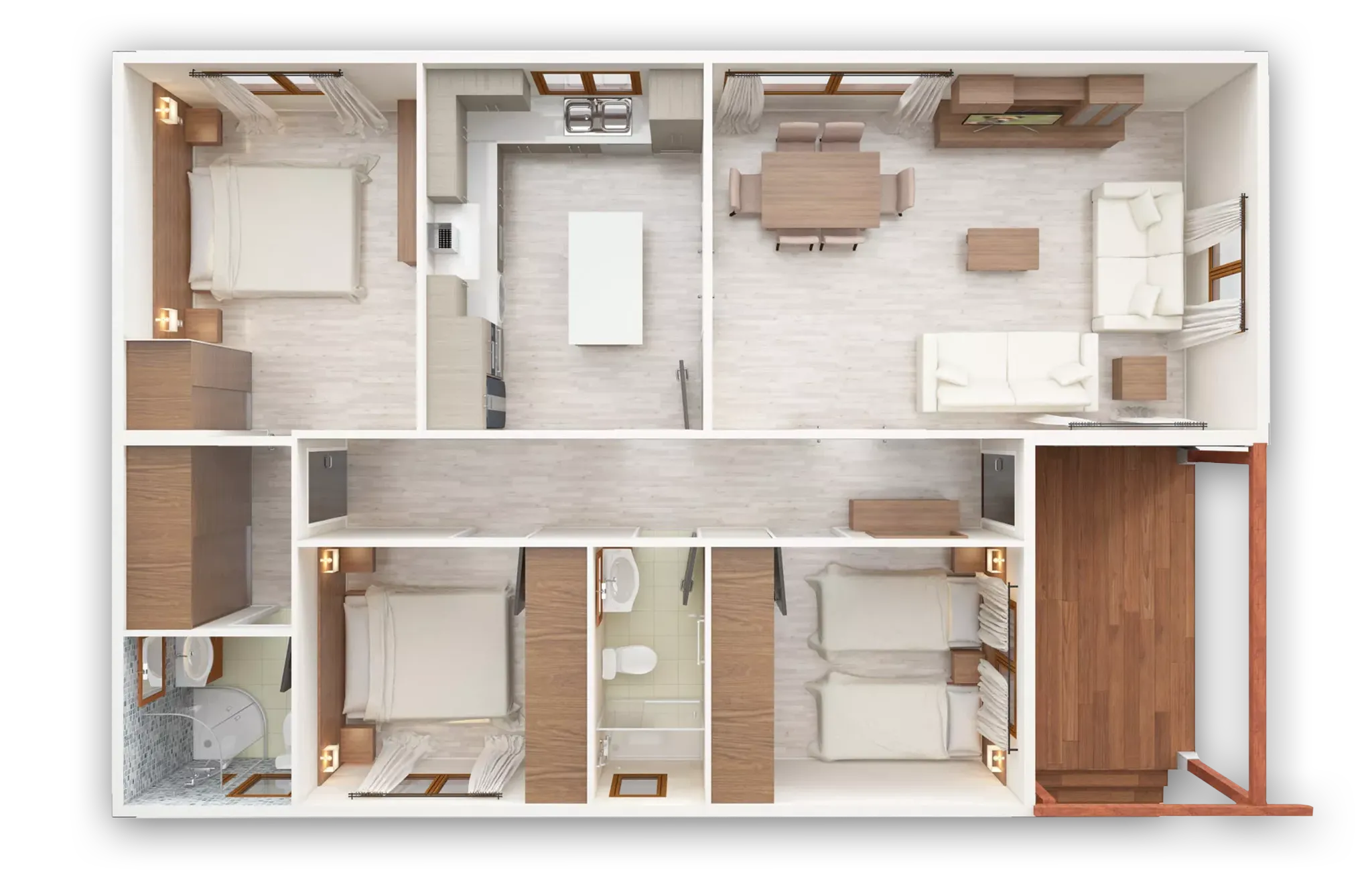 Casa prefabricada modular Gran Villa de Grupo Eurocasa · imagen 6