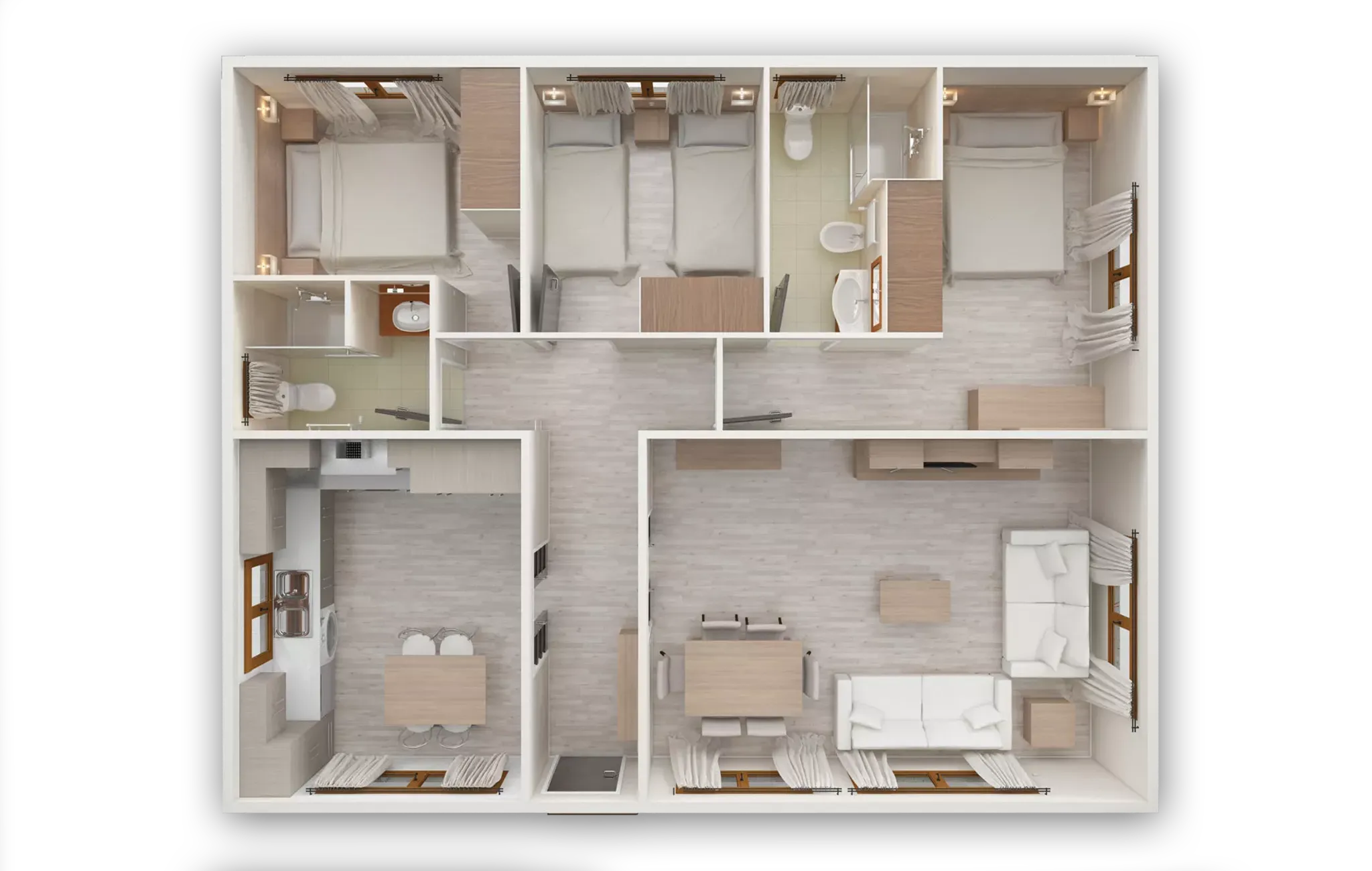 Casa prefabricada modular Gran Villa de Grupo Eurocasa · imagen 5