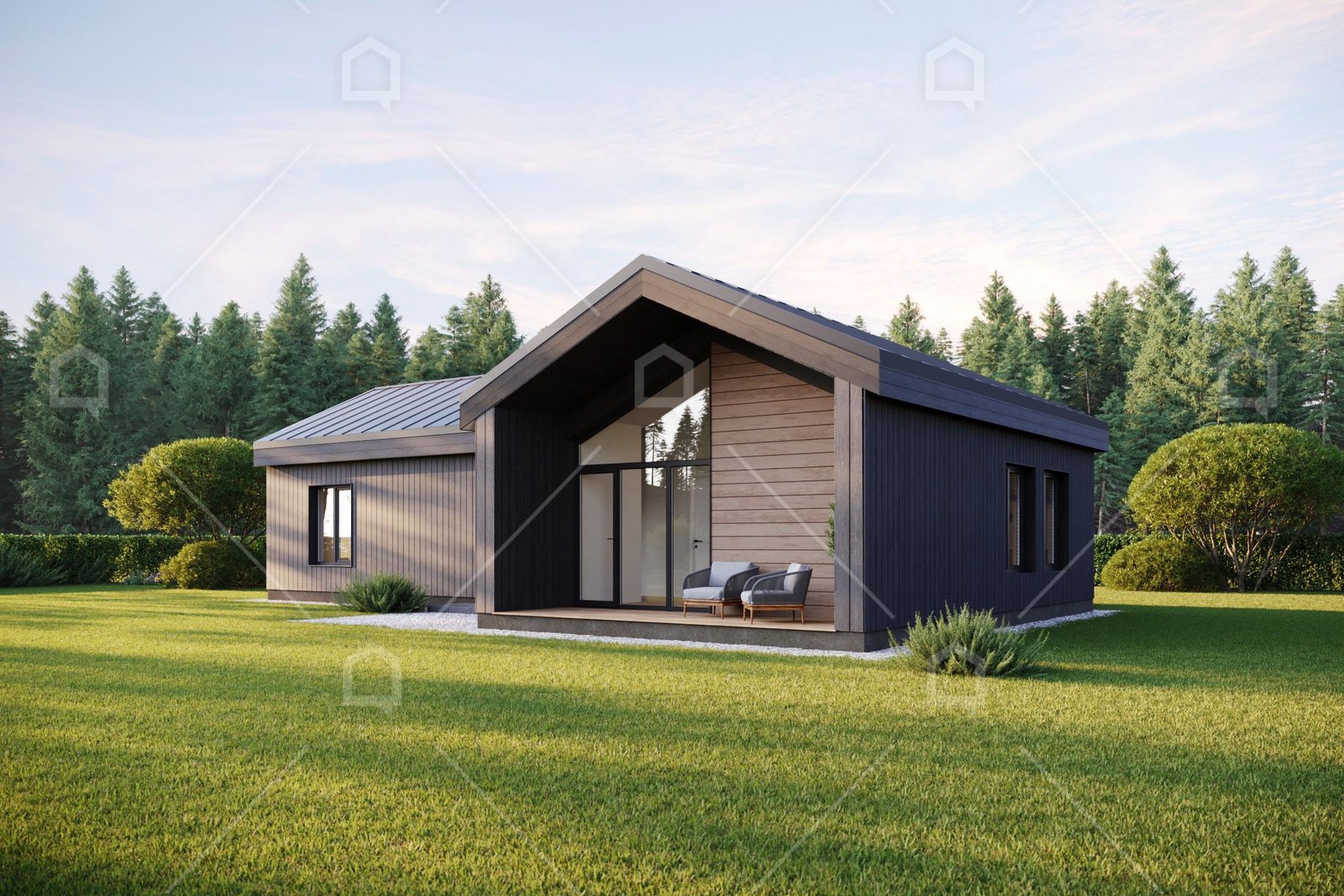 Casa modular de madera Salerno de 3 dormitorios de Maestro Casas · imagen 3