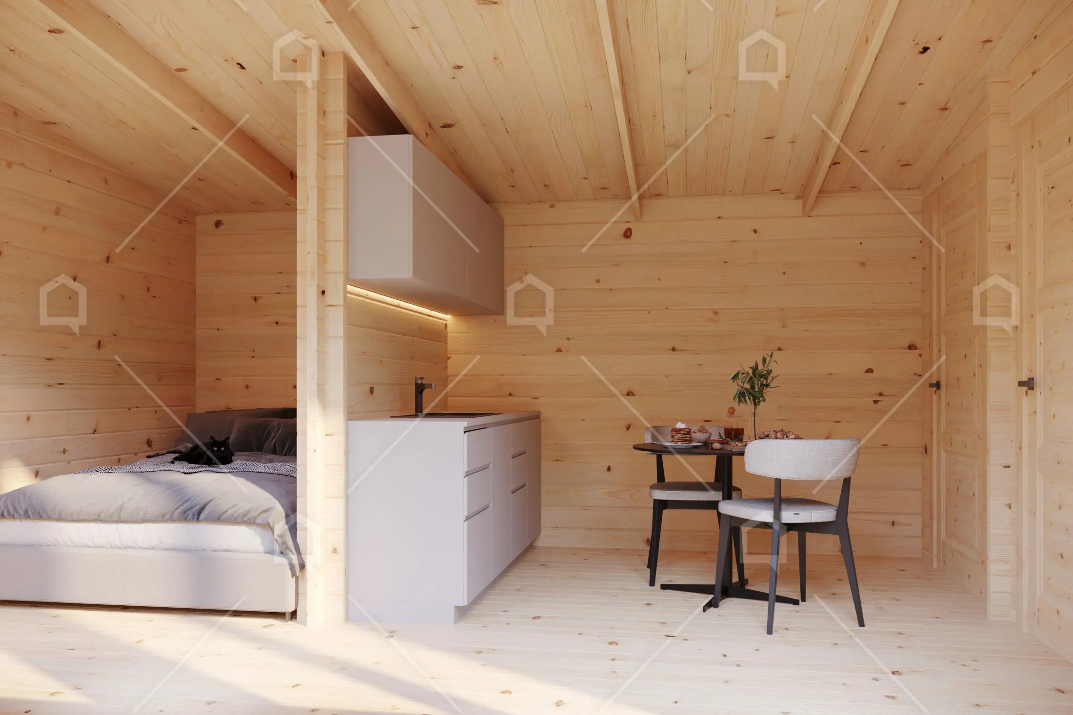 Casa prefabricada Mini casa de madera Granada de Maestro Casas · imagen 5