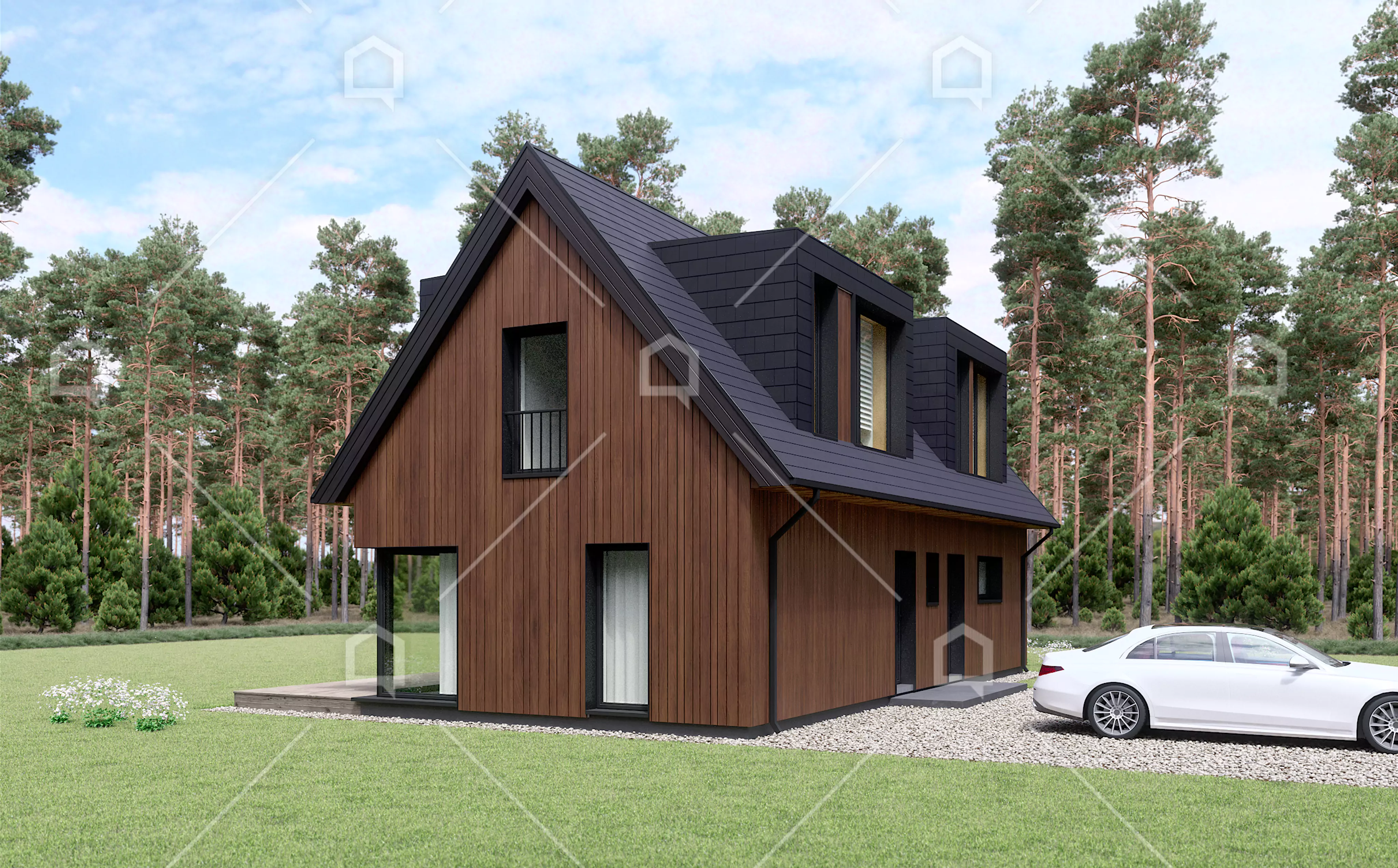 Casa prefabricada de madera de 2 plantas Mimas de Maestro Casas · imagen 5