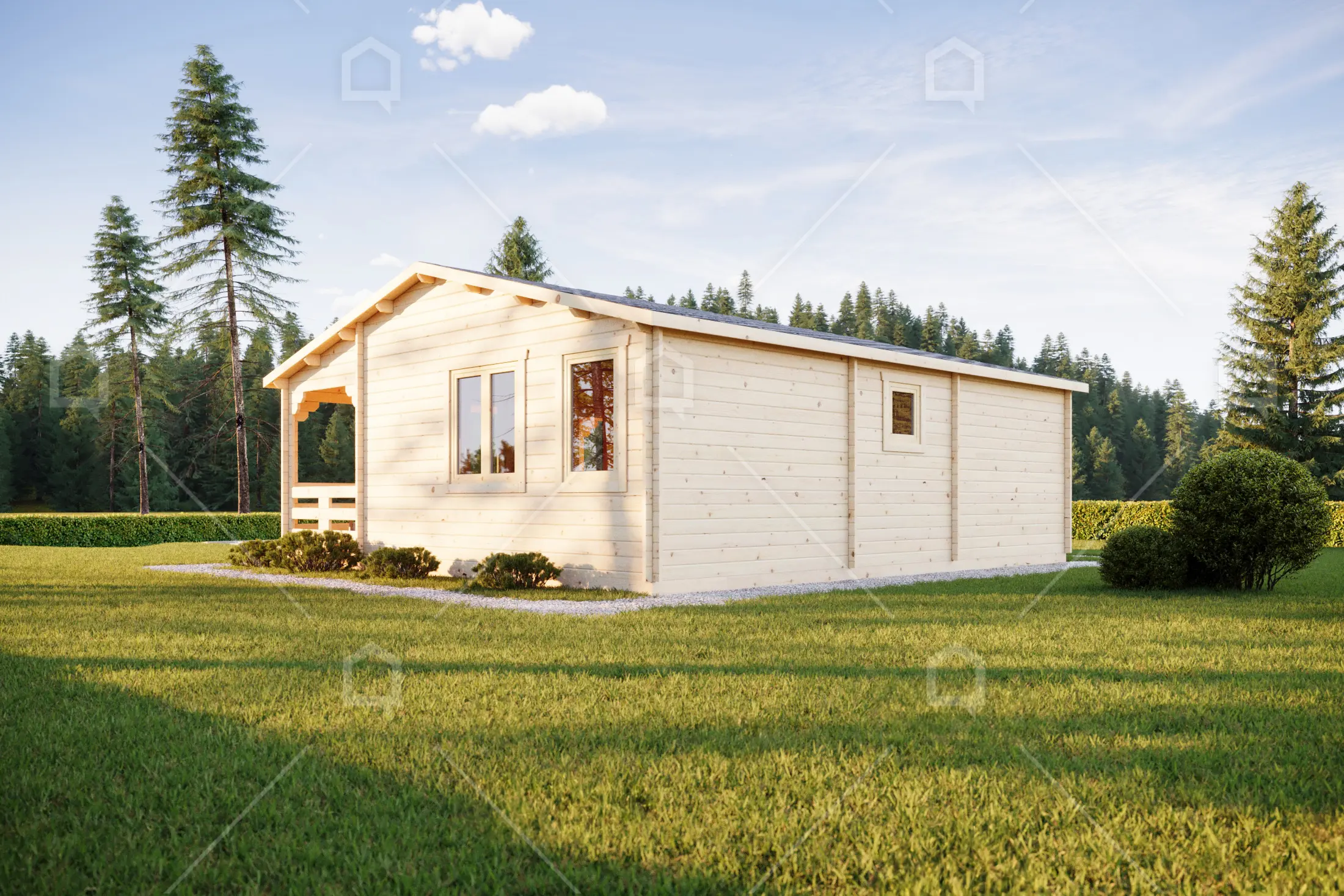 Casa prefabricada de madera Winnipeg con terraza de Maestro Casas · imagen 5