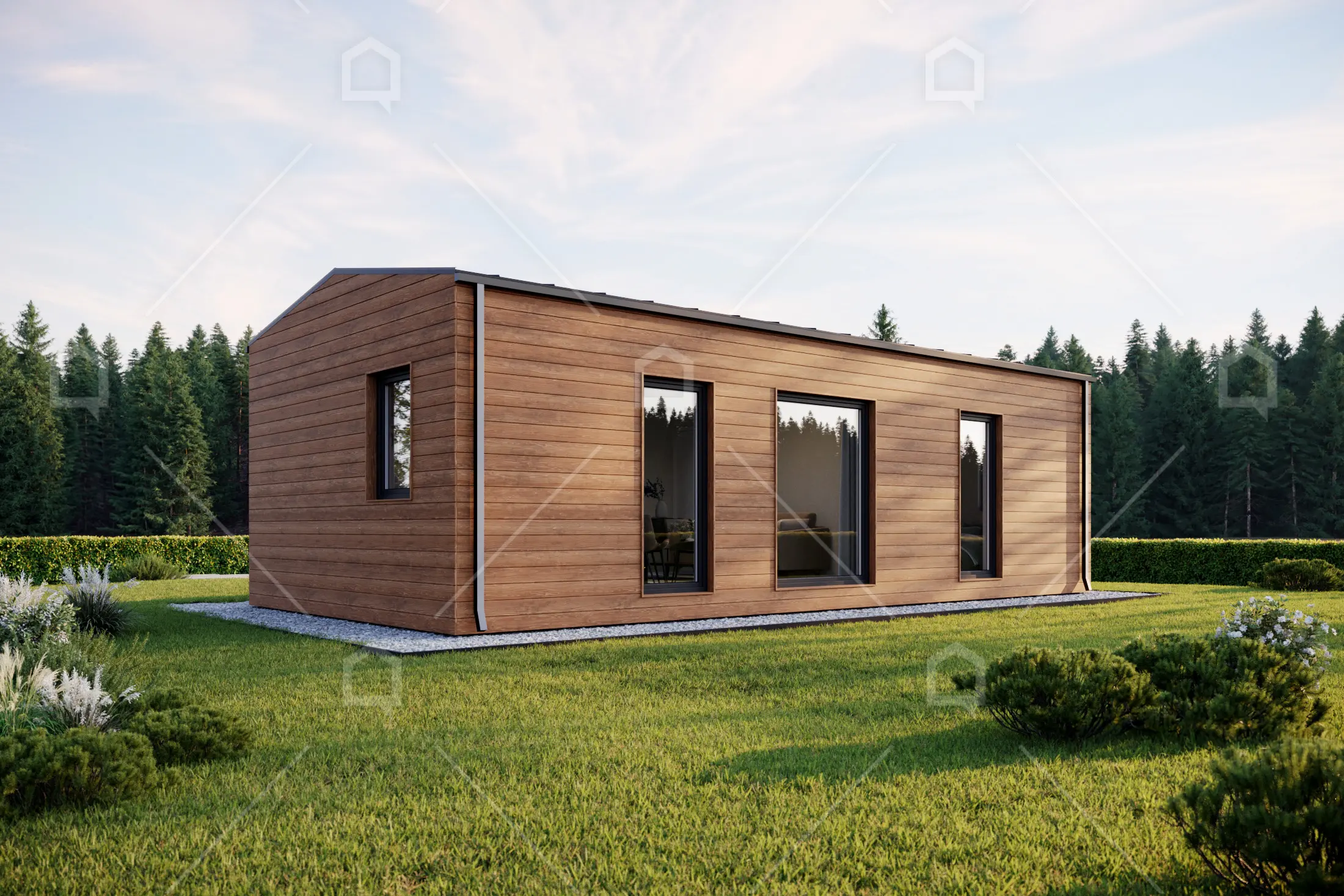 Casa prefabricada modular Atlas a dos aguas de Maestro Casas · imagen 4
