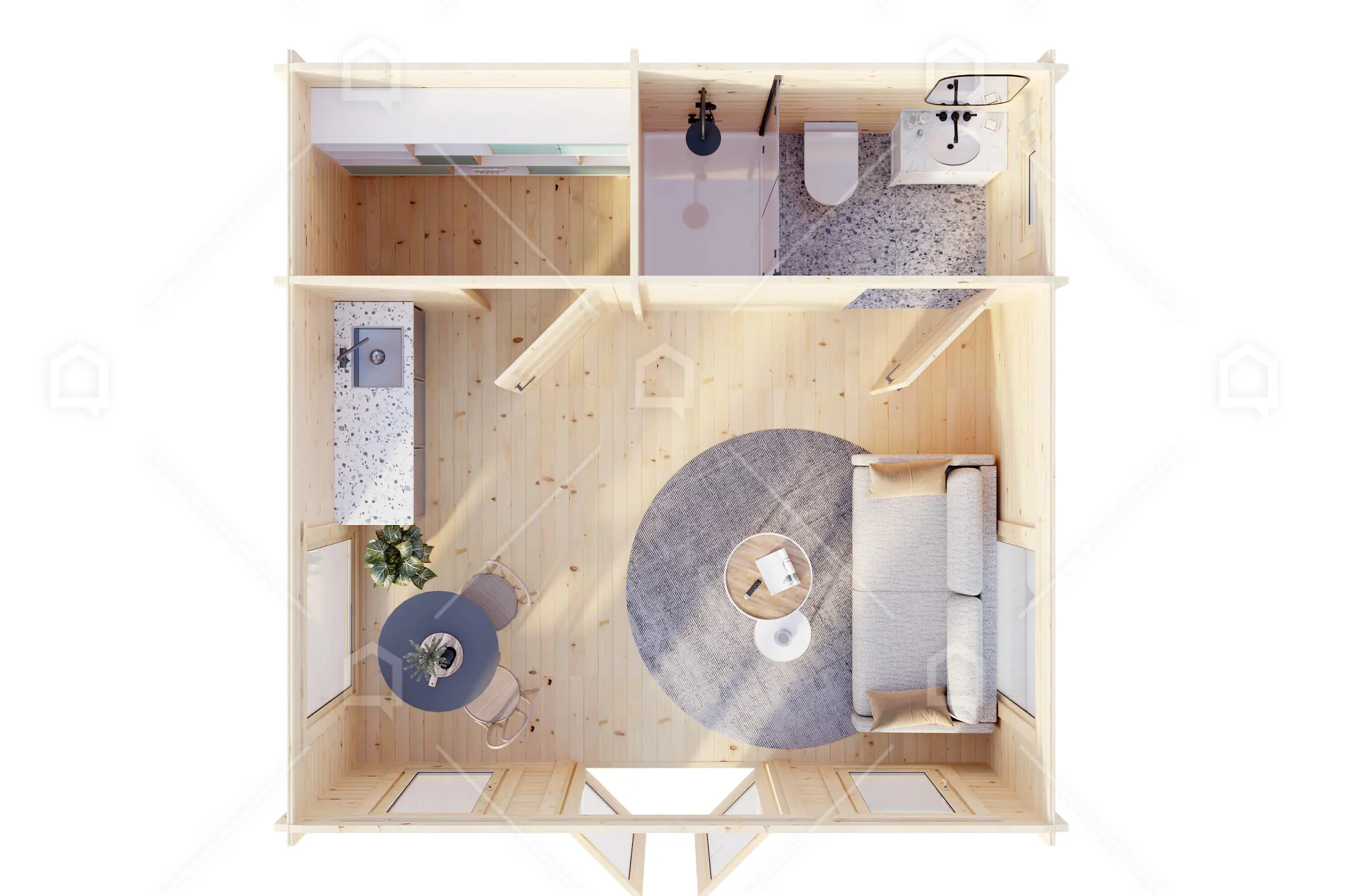 Casa prefabricada Cabaña de madera Escur de Maestro Casas · imagen 6
