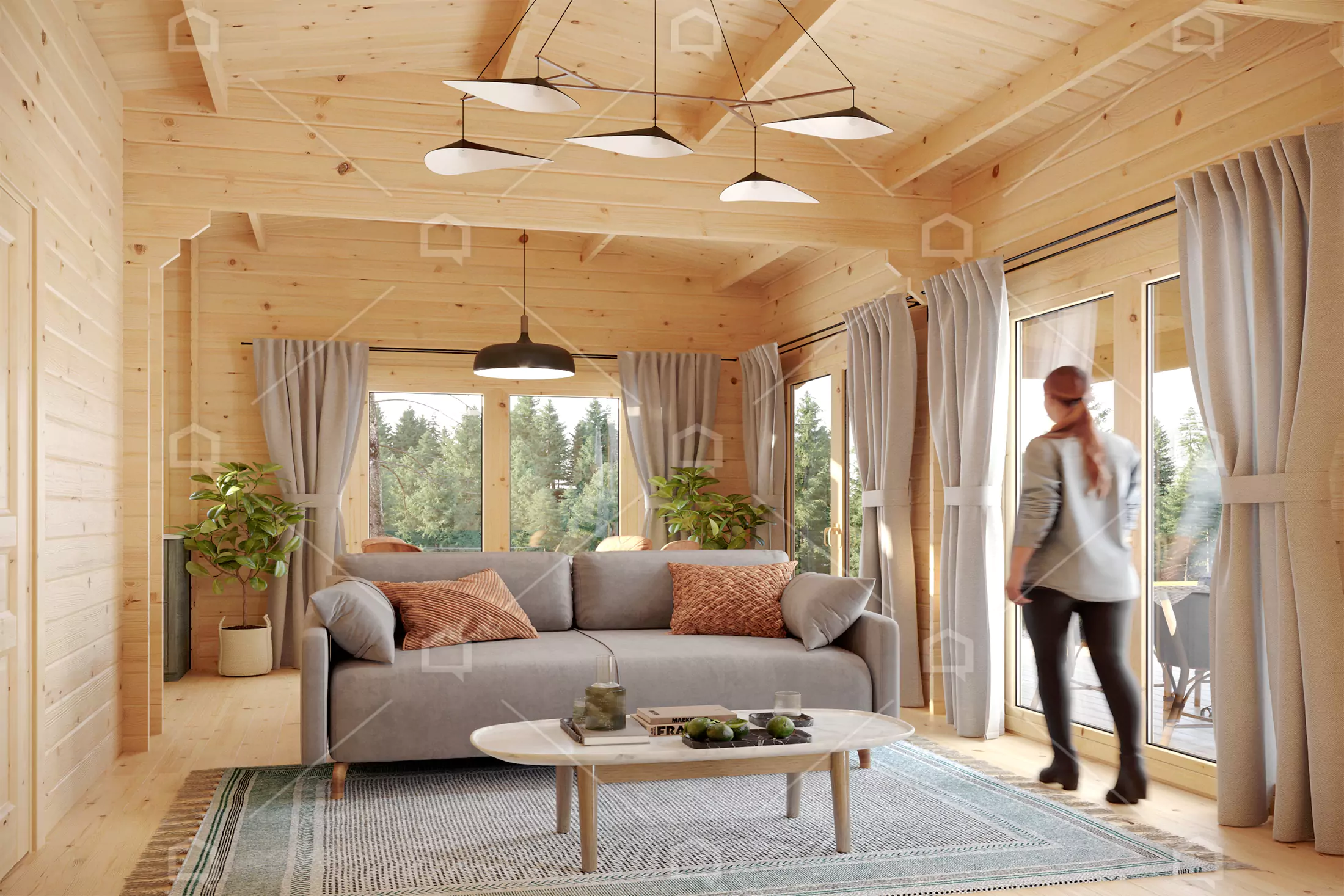 Casa prefabricada de madera Duero de 2 dormitorios de Maestro Casas · imagen 5