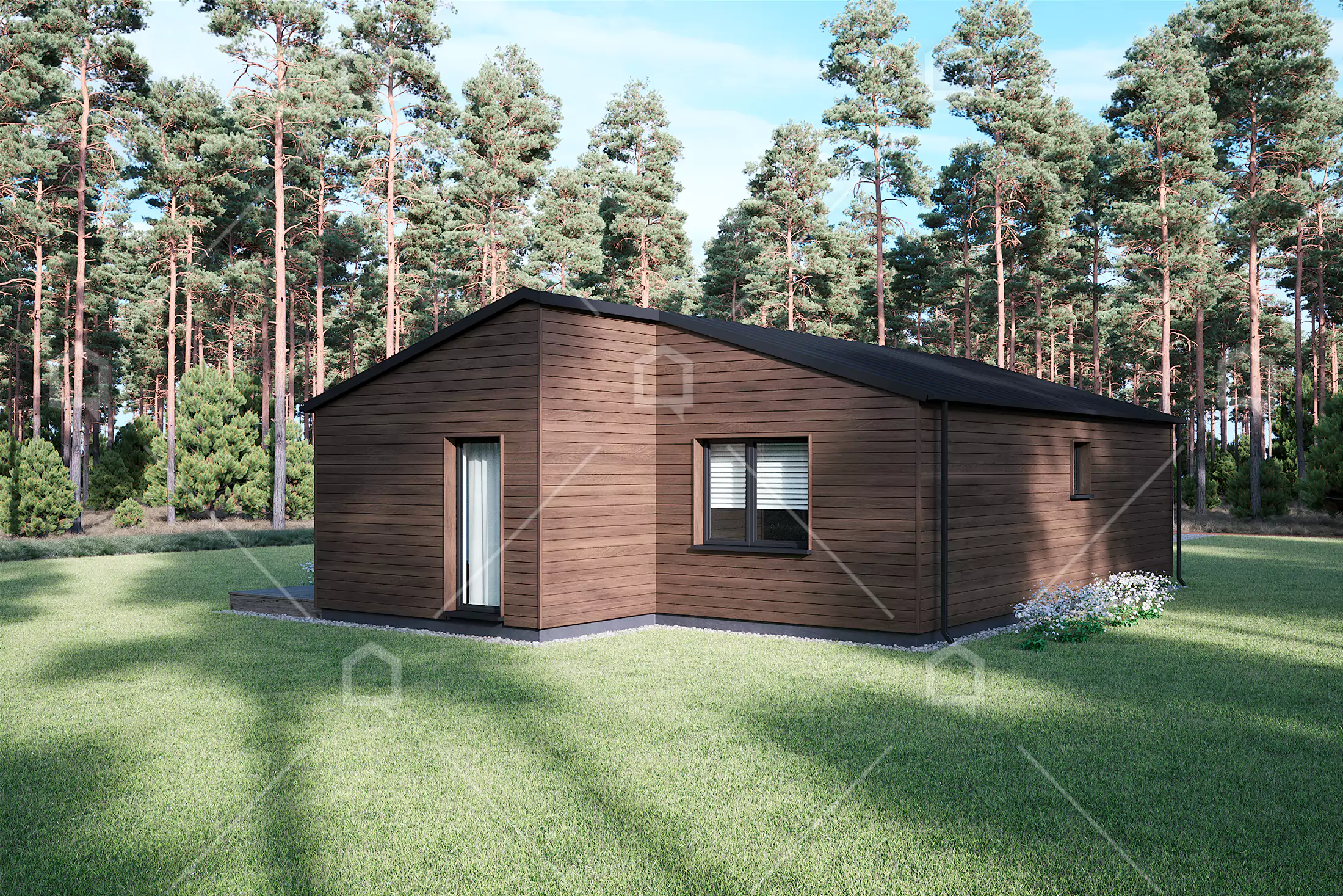 Casa prefabricada de madera Dakota de 78 m² de Maestro Casas · imagen 5